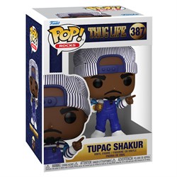 Funko Pop Rocks 387 Thug Life Tupac Shakur In Overalls 562308 - фото 10035