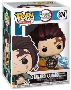 Funko Pop Animation 874 Demon Slayer Tanjiro Kamado Hinokami Kagura Dance (GW)Chase (Exc) 252408 - фото 10160