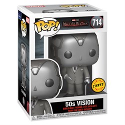 Funko Pop 714 Bobble Marvel WandaVision Vision 50s (B&W) w/Chase 062401 - фото 10190