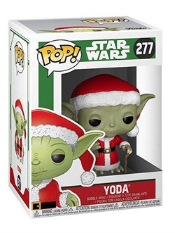 Funko Pop 277 Bobble Star Wars Holiday Santa Yoda 091709 - фото 10927