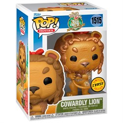 Funko Pop Movies 1515 The Wizard of Oz 85th Cowardly Lion w/(FL) Chase 682909 - фото 11285