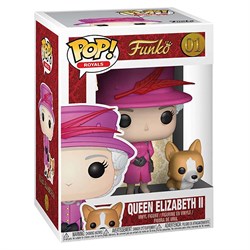 Funko Pop Royals 01 Queen Elizabeth II with Corgi 151210 - фото 11747