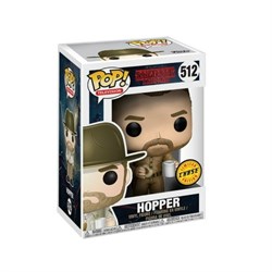 Funko Pop TV 512 Stranger Things Hopper w/Donut w/Chase 241310 - фото 11861