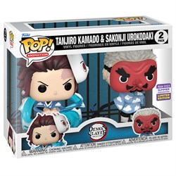 Funko Pop Animation Demon Slayer Tanjiro Kamado & Sakonji Urokodaki SDCC23 (Exc) 2PK 182010 - фото 12023