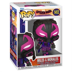 Funko Pop 1412 Bobble Marvel Spider-Man ATSV S2 Miles G Morales (Prowler) 132210 - фото 12092