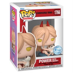 Funko Pop Animation 1766 Chainsaw Man Power with Meowy 022916 - фото 15310