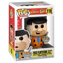 Funko Pop Ad Icons 119 Flintstones Fruity Pebbles Fred Flintstone w/Fruity Pebble 100417 - фото 15368