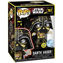 Funko Pop 767 Bobble Star Wars Darth Vader (Retro) (GW) (Exc) 111817 - фото 15519