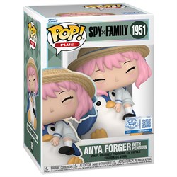 Funko Pop Plus 1951 Animation Spy x Family Anya Forger w/Penguin (Exc) 111820 - фото 15902