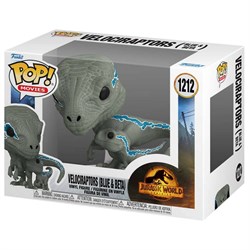 Funko Pop Movies 1212 Jurassic World Dominion Velociraptors (Blue & Beta) 122102 - фото 6746