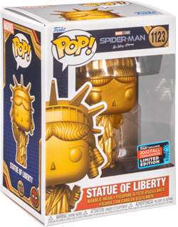 Funko Pop 1123 Bobble Marvel Spider-Man No Way Home Statue Of Liberty NYCC22 (Exc) 010402 - фото 7543