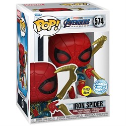 Funko Pop 574 Bobble Marvel Avengers Endgame Iron Spider w/NanoGauntlet (GW) (Exc) 020505 - фото 7551