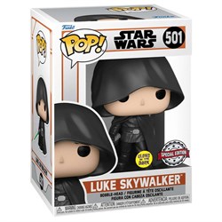 Funko Pop 501 Bobble Star Wars Mandalorian Luke Skywalker Hooded (GW) (Exc) 100905 - фото 7907