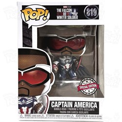 Funko Pop 819 Marvel Captain America (The Falcon and the Winter Soldier), Special Edition 300235 - фото 8283