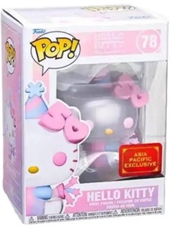 Funko Pop 78 50th Hello Kitty with Party Hat (APAC) (Exc) 233005 - фото 8866