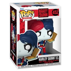 Funko Pop Heroes 452 DC 30th Harley Quinn with Pizza 020806 - фото 9115