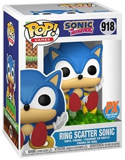 Funko Pop Games 918 Sonic the Hedgehog Ring Scatter Sonic (Exc) 112006 - фото 9205