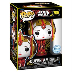 Funko Pop 706 Bobble Star Wars Ep 1 TPM 25th Queen Amidala (Retro) (Exc) 232108 - фото 9562