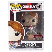 Funko Pop Movies 841 Child's Play 2 Chucky w/Buddy & Giant Scissors (Exc) 311709