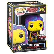 Funko Pop TV 802 Stranger Things Eleven in Mall Outfit (BLKLT) (Exc) 132010