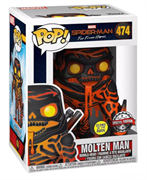 Funko Pop 474 Bobble Marvel Spider-Man Molten Man 090616