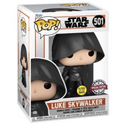 Funko Pop 501 Bobble Star Wars Mandalorian Luke Skywalker Hooded (GW) (Exc) 100905